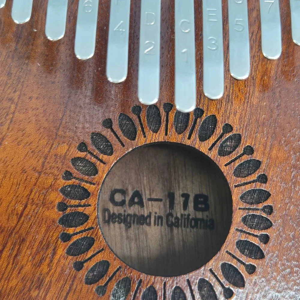 Kalimba Thumb Piano 17-Key CA-17B Designed in California Wood